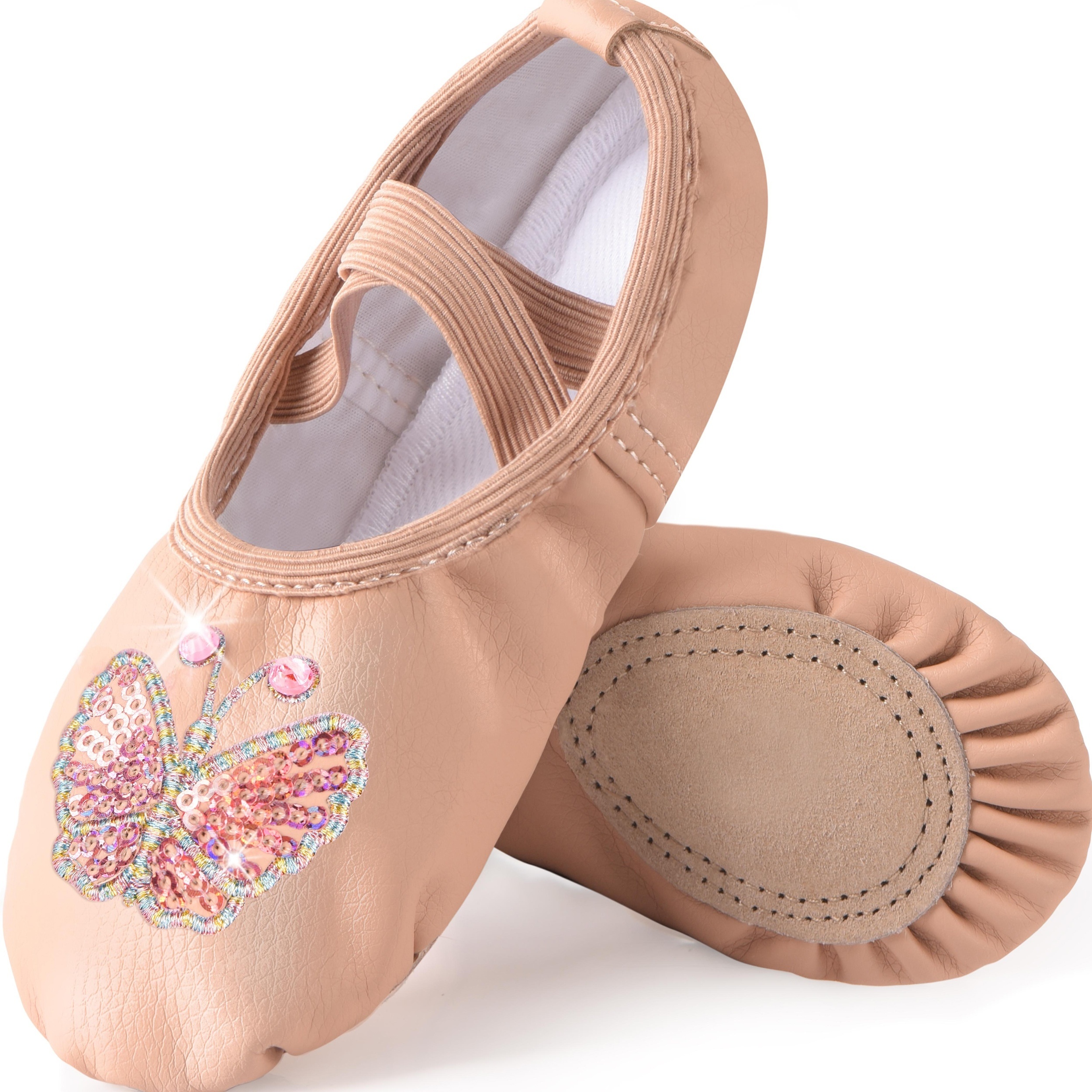 Zapatos Ballet Lona Niñas Balerinas Niñas Chicas Zapatos - Temu