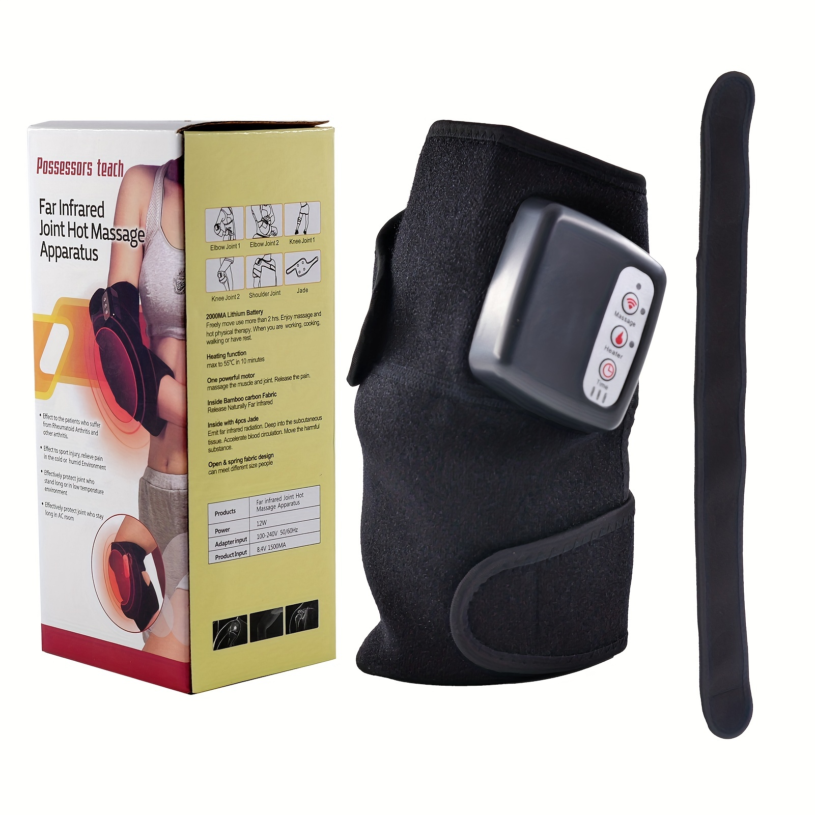 Viktor Jurgen Far Infrared Knee Wrap Arthrosis Hot Massage