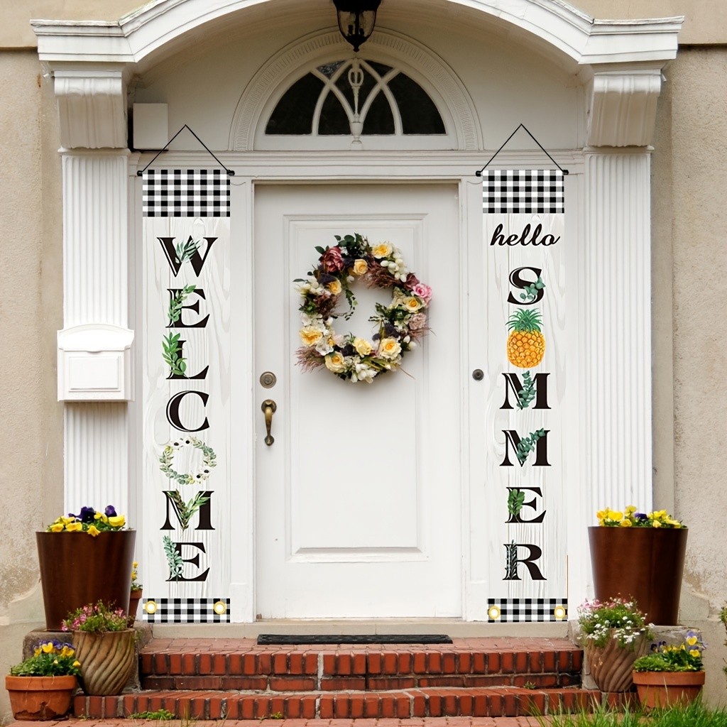  Summer Party Decorations Porch Sign, 71 X 12 Summer