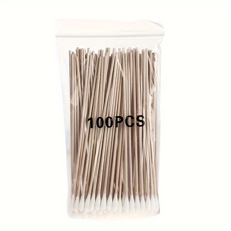 Long Cotton Swabs Cotton Tip Applicator With Wooden Handle - Temu