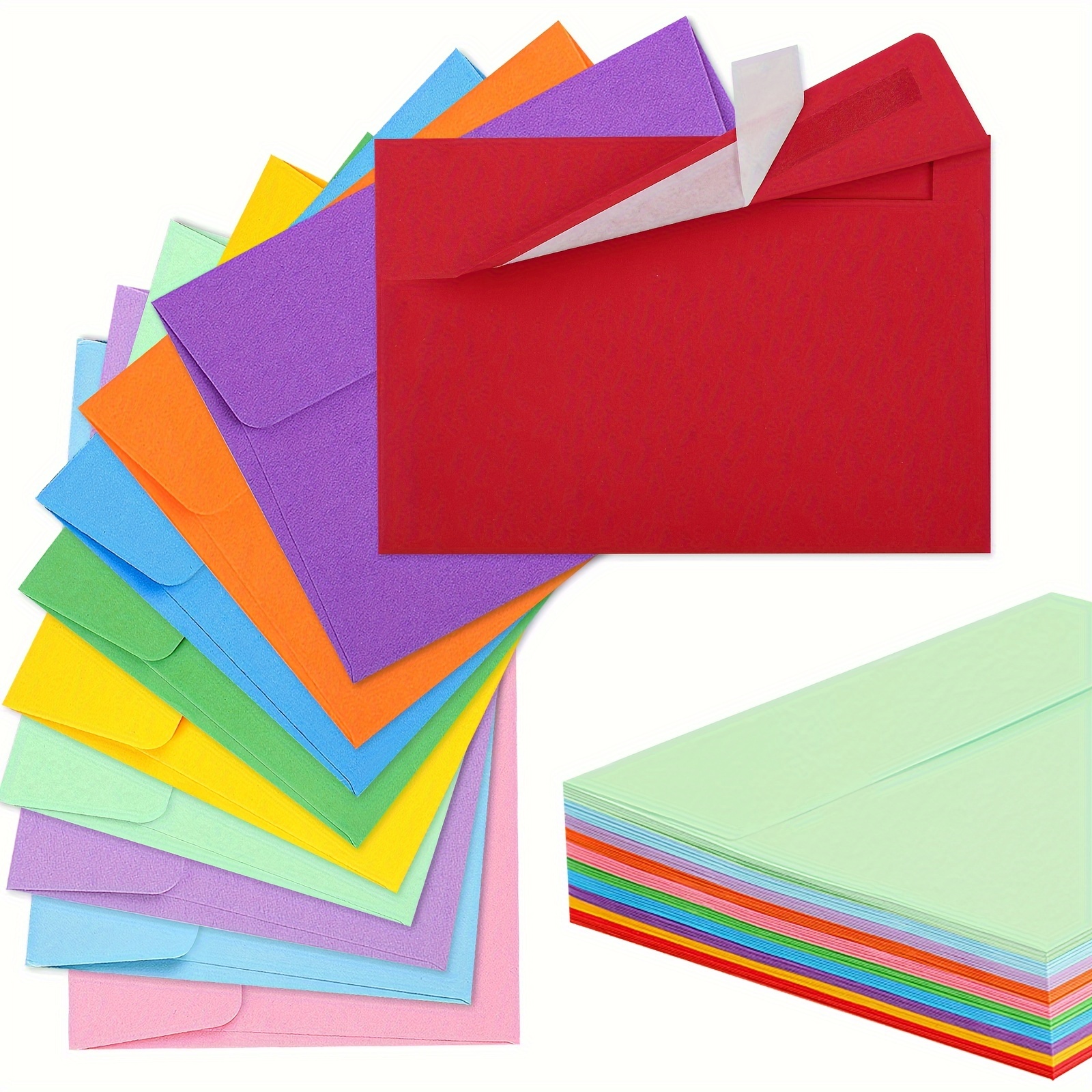 Joyberg 70 Packs A4 Envelope, White A4 Envelopes, 4x6 Photo Envelopes for  Invitations, Envelopes Self Seal for Weddings, Baby Shower, Photos