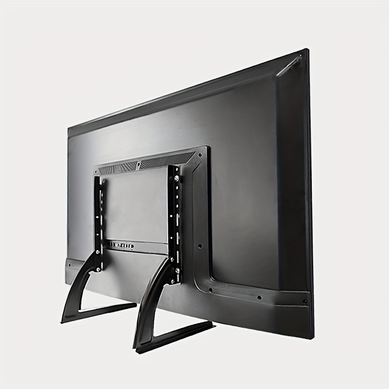 Soporte de TV de 32 a 55 pulgadas, soporte de TV de pie sin perforaciones,  soporte de montaje de TV universal ajustable en altura con pies en forma de