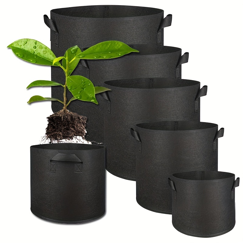 5 Gallon/10 Gallon Plant Planting Bags, Non-woven Flower Pots Are