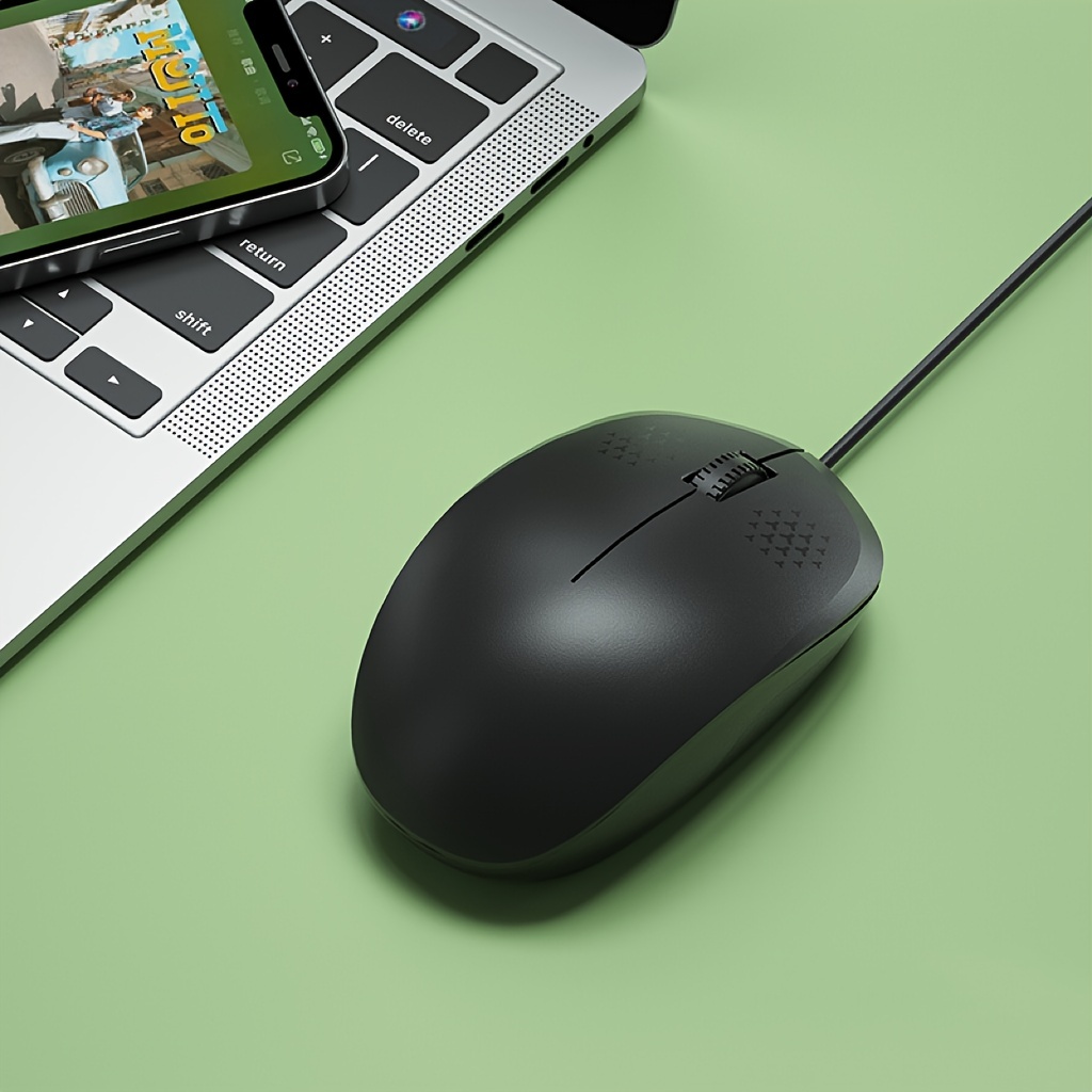 Bow Mouse Wired Mute Office Home Game Usb External Laptop - Temu United ...