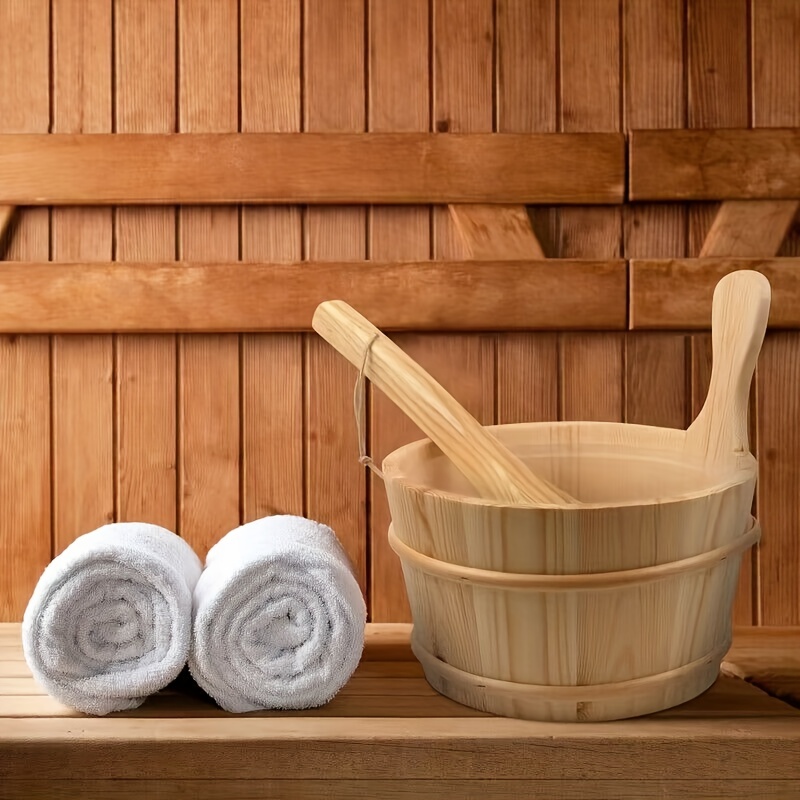 Shower bucket, Sauna accessories