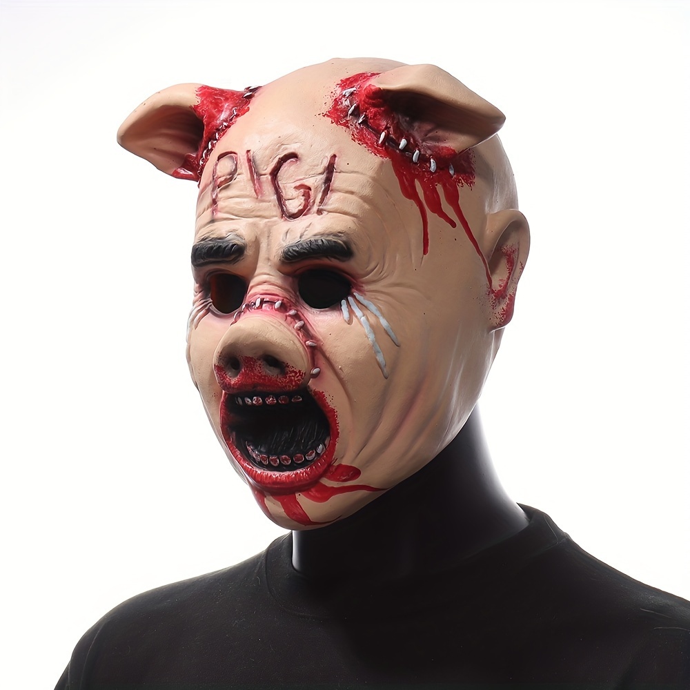 Latex Realistic Horror Faceless Zombie Mask Ghost Headgear - Temu