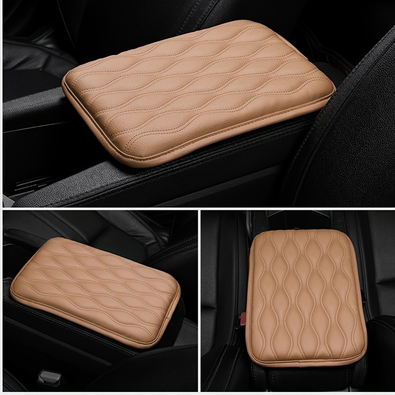 Leather Car Armrest Mat Universal Interior Auto Armrests - Temu