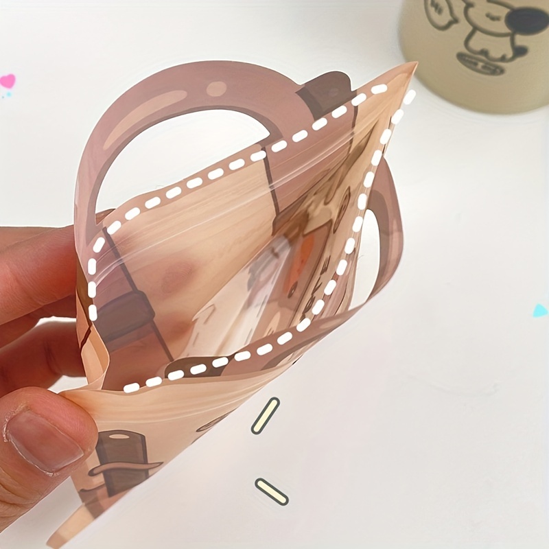 10pcs Cartoon Backpack Shape Jewelry Storage Bag