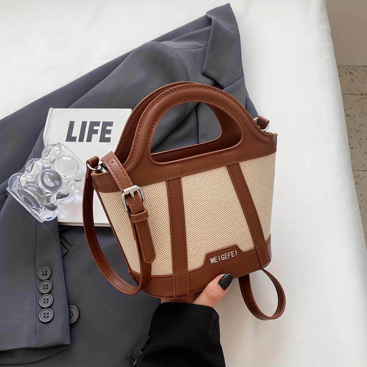 Vintage Crossbody Bag, Retro Shoulder Bag, Women's Fashion Handbag & Purse  - Temu