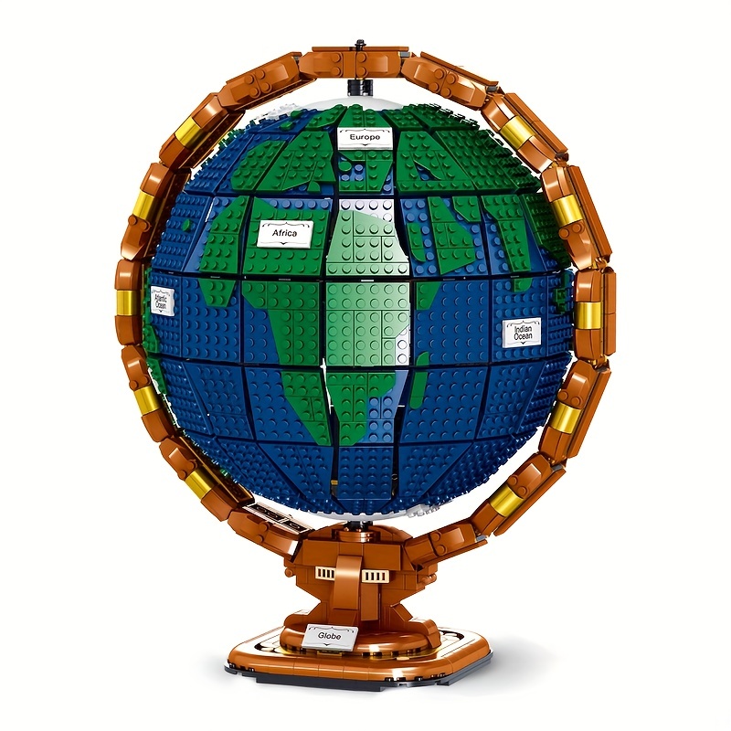 Meet the LEGO Globe – so you can make your travel plans while spinning on  its axis - Yanko Design