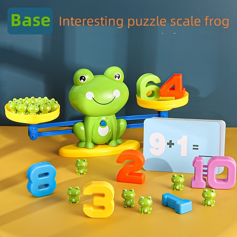 

Children's Digital Frog Balance Toy, Early Education Puzzle Toy, Kindergarten Addition And Subtraction Enlightenment Mathematical Toy, Enhance Learning And Thinking Abilities.