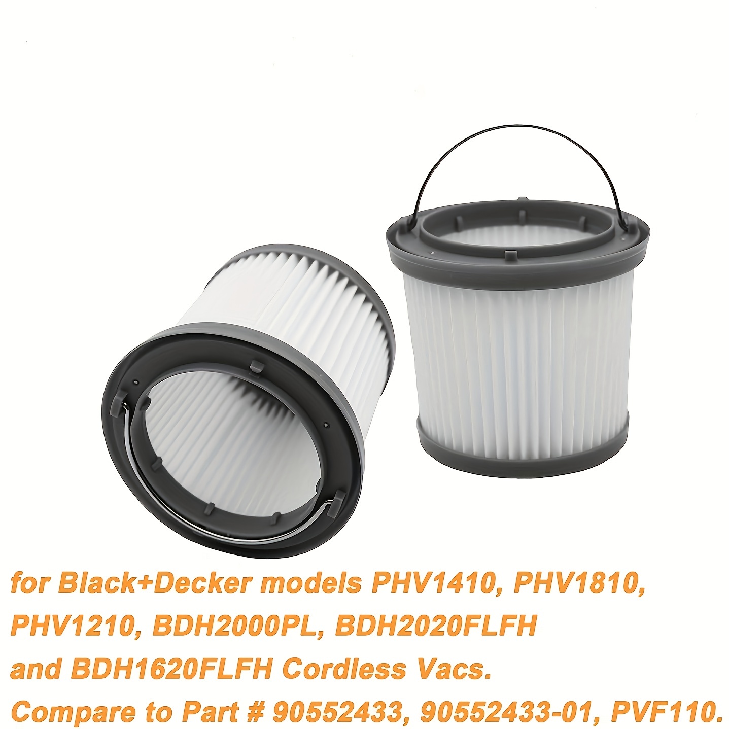 PVF110 Black and Decker Washable HEPA Filter Replacement for Black & Decker  PHV1410 PHV1810 PHV1210 BDH2000PL BDH2020FL BDH1620FLFH Washable Hand Vac  Filters for Pivot Vacuum by BlueStars - PACK OF 4 - Yahoo Shopping