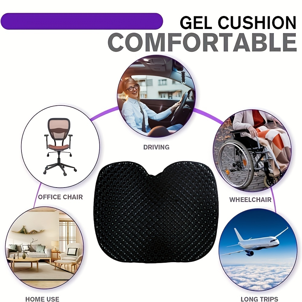 Gel Seat Cushion Seat Cushions Honeycomb Egg Design Chair - Temu