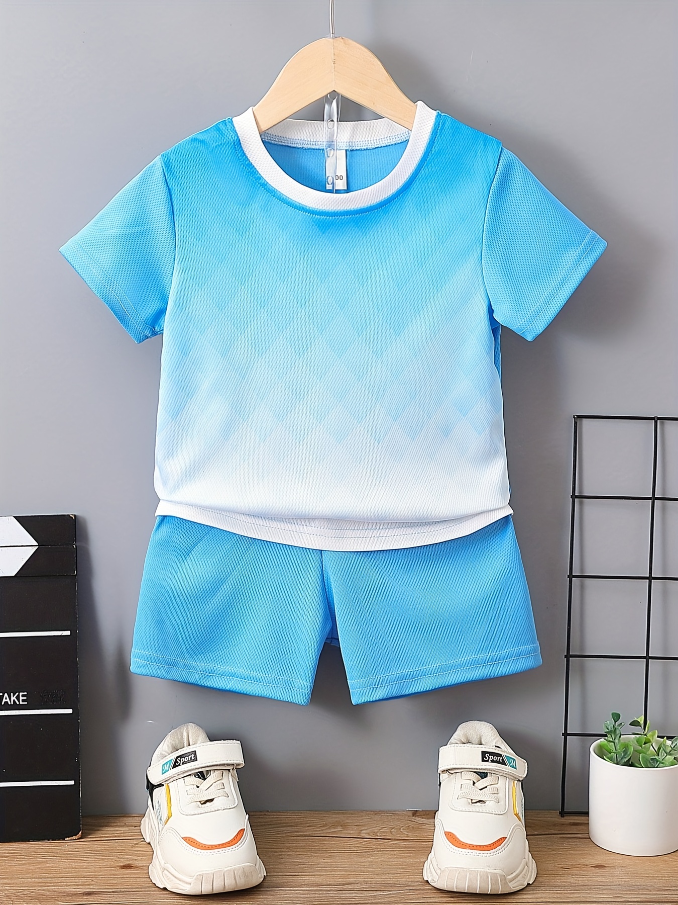 Boys Summer Clothing Sets Short Sleeve Sport Suits Casual O-neck
