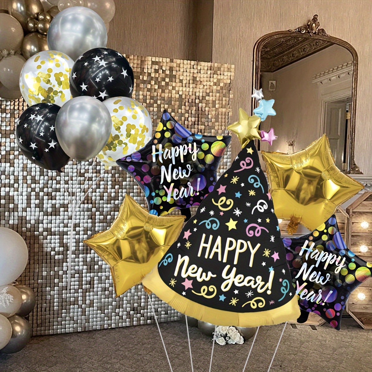 2024 Happy New Year Party Decorations Celebration Decor - Temu