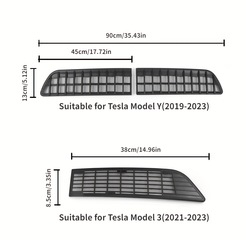 Convient Model Y/ Model 3 Couverture Avant D'entrée - Temu Canada