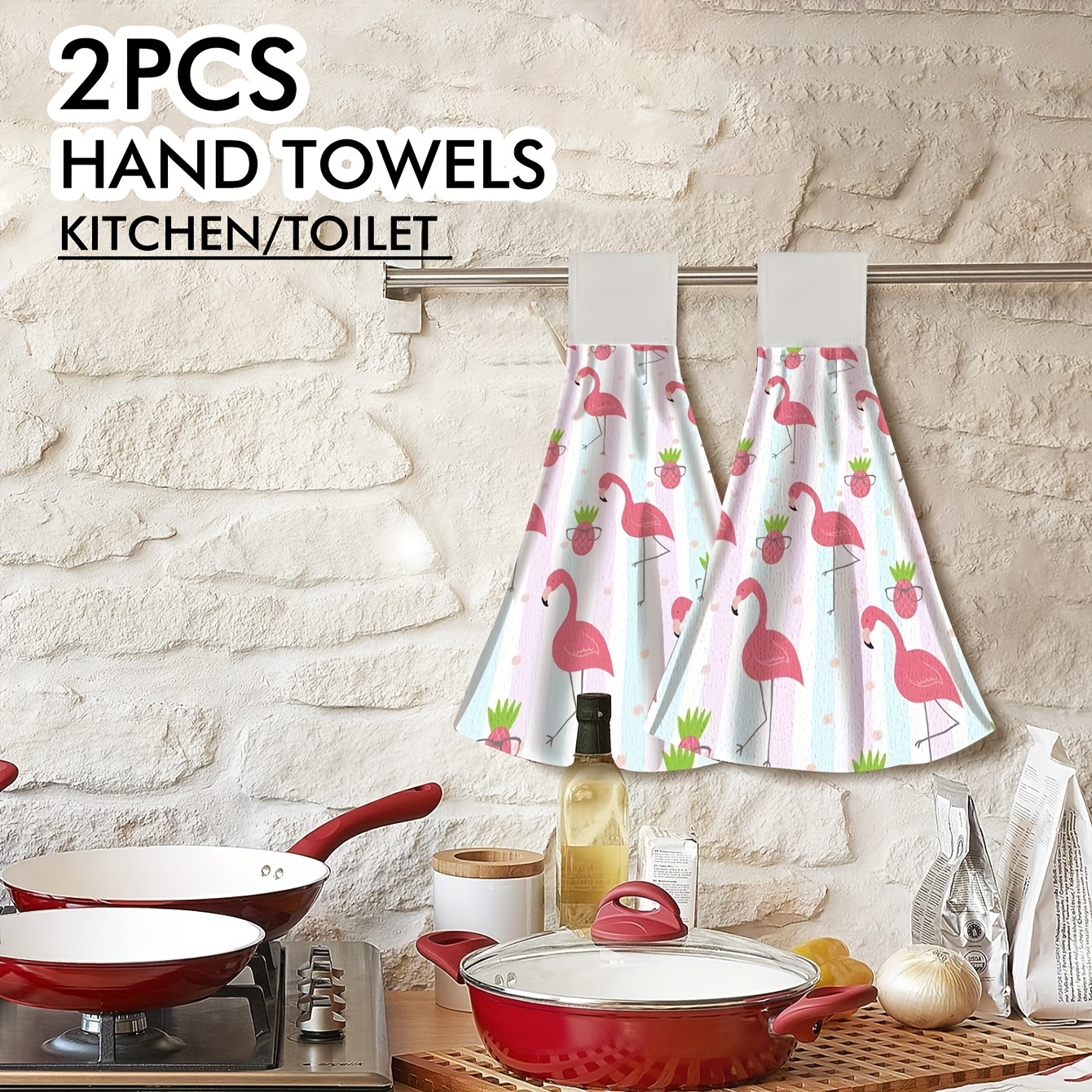 Kitchen Towels Hand Dishes  Hanging Dish Cloth Hand Towels