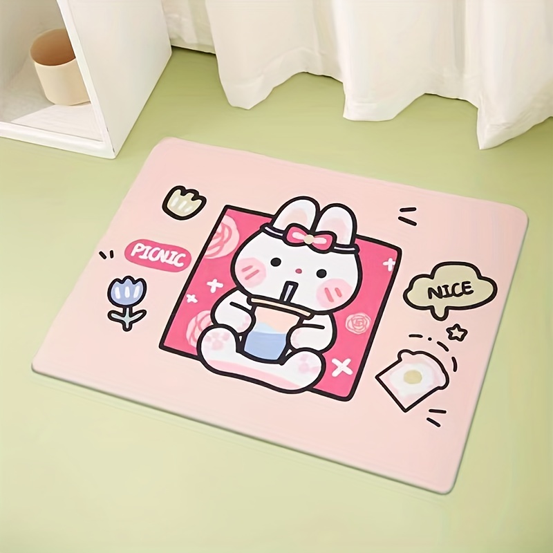 Graphic Pattern Pet Placemat Non-slip Absorbent Dog Feeding Mat Easy  Cleaning Dog Bowl Mat Floor Mat - Temu