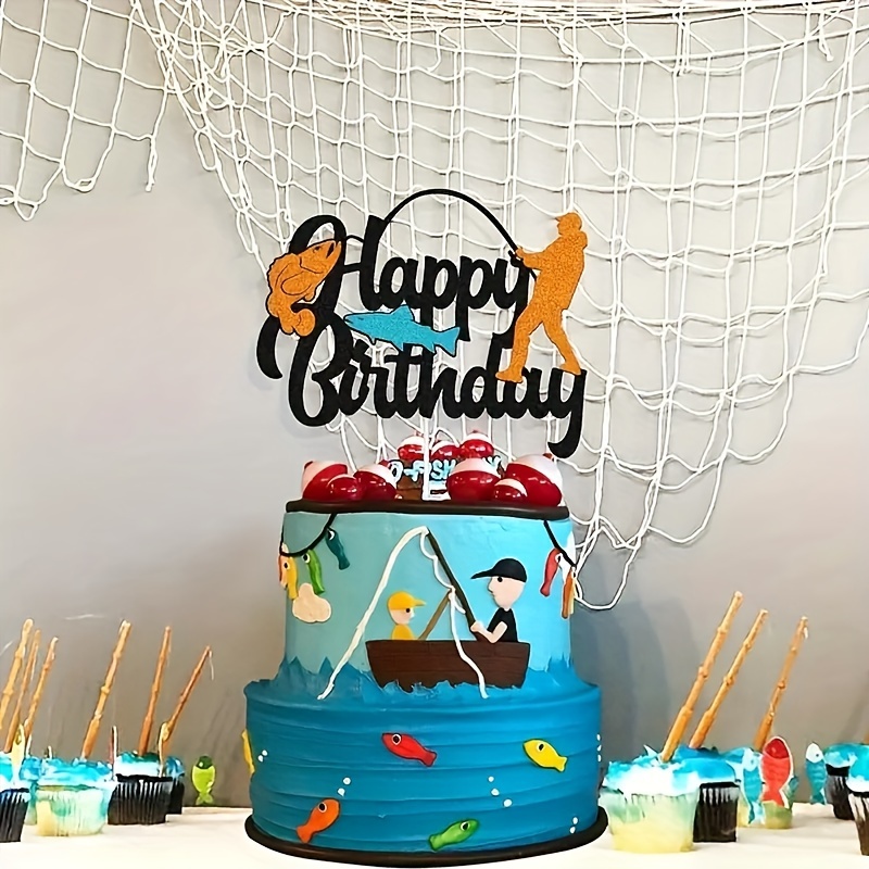 Creative Fishing Themed Birthday Party Themed Decoration - Temu