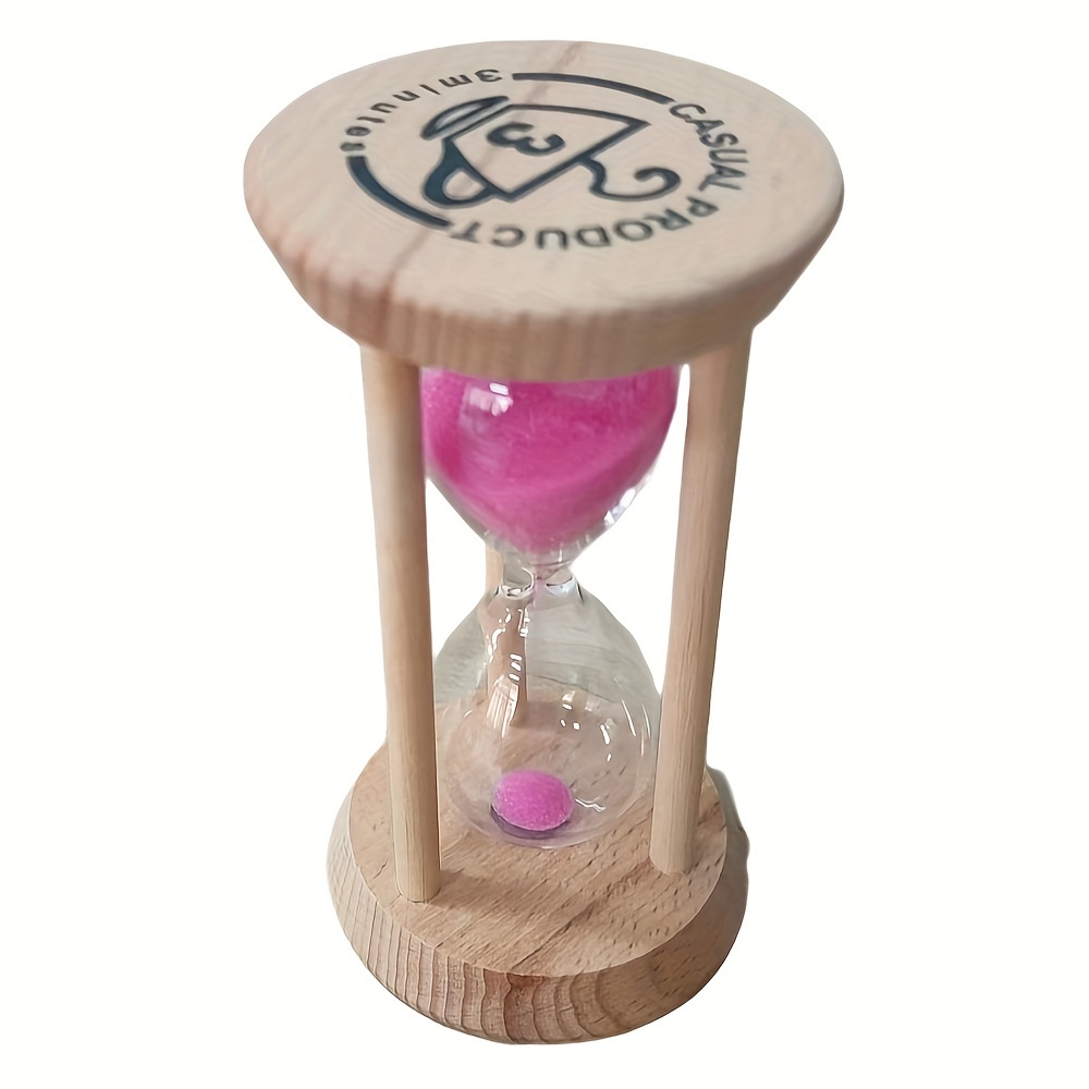 sablier Mode Sable sablier 5 Minutes sablier Compteur de Temps Compte à  rebours minuterie Verre Horloge Cadeau créatif décor à la Maison Couleur  aléatoire (Color : Red, Size : 5min) : 