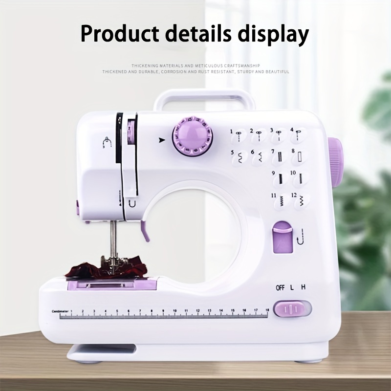 1pc portatile Mini macchina da cucire manuale funzionamento semplice  strumenti per cucire tessuto per cucire pratico strumento di cucito LYQ