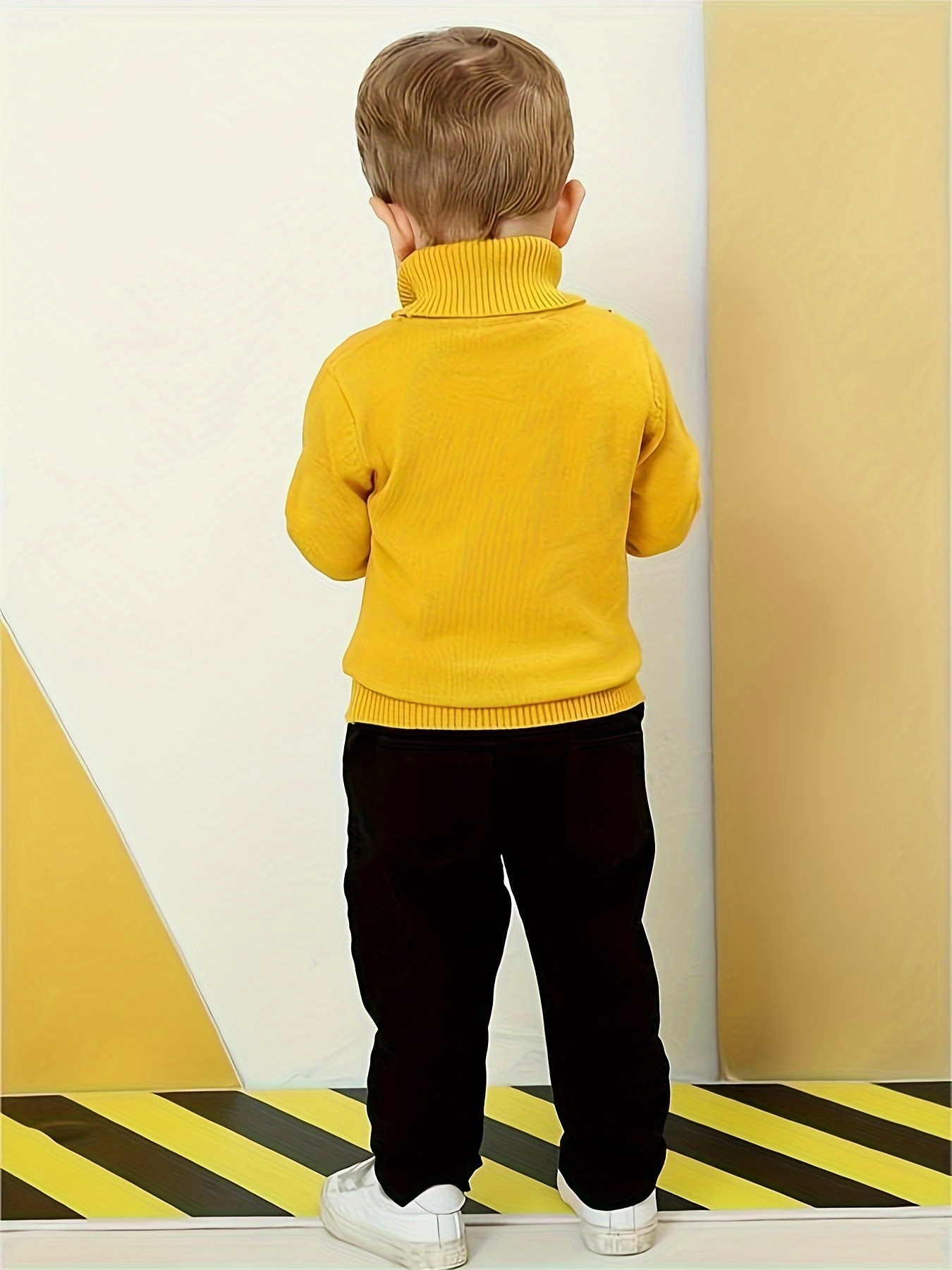 Boys sale yellow sweater