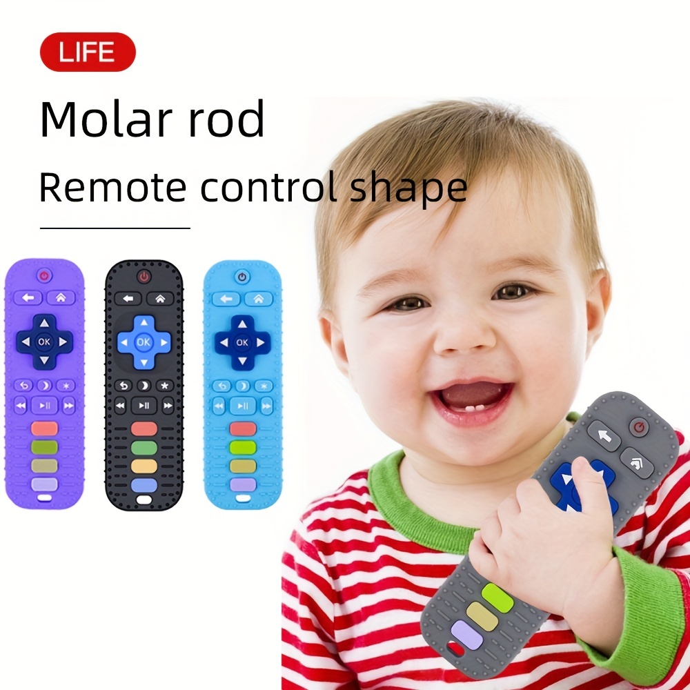 Jouets de dentition de bébé - Télécommande Tv Forme Silicone Toddler Jouets  de dentition