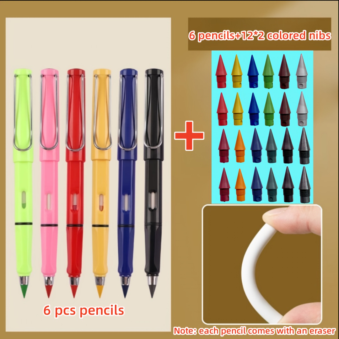 Everlasting Pencil Infinite Pencil Technology Inkless Metal Pen Magic  Pencils Drawing Is Not Easy To Break The Straight Pencil - AliExpress