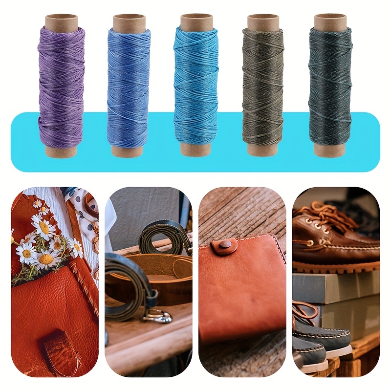 15 Colors Of Wax Thread, Leather Sewing Wax Thread For Binding, Hand  Sewing, Carpet Thread, 32 Sizes Per Color