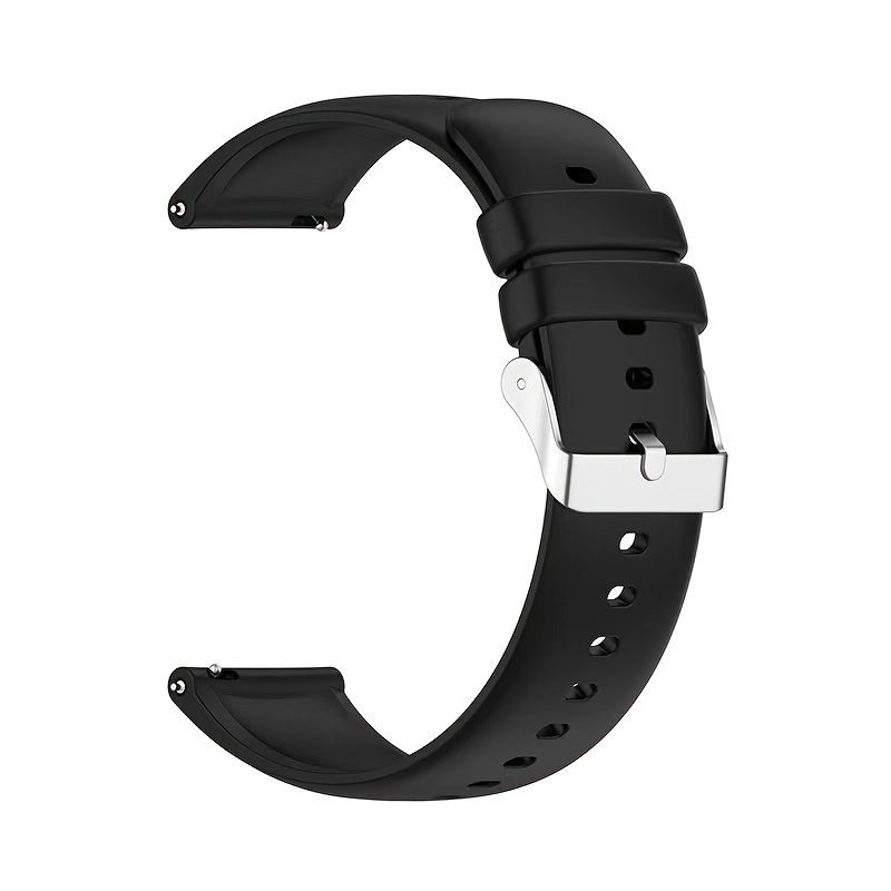 1 pieza 20mm de hombres con de mujeres pequeño cintura unicolor de silicona  casual deportivo Correa de reloj compatible con Huawei Watch Reloj  inteligente Reemplazo con muñequera, Moda de Mujer