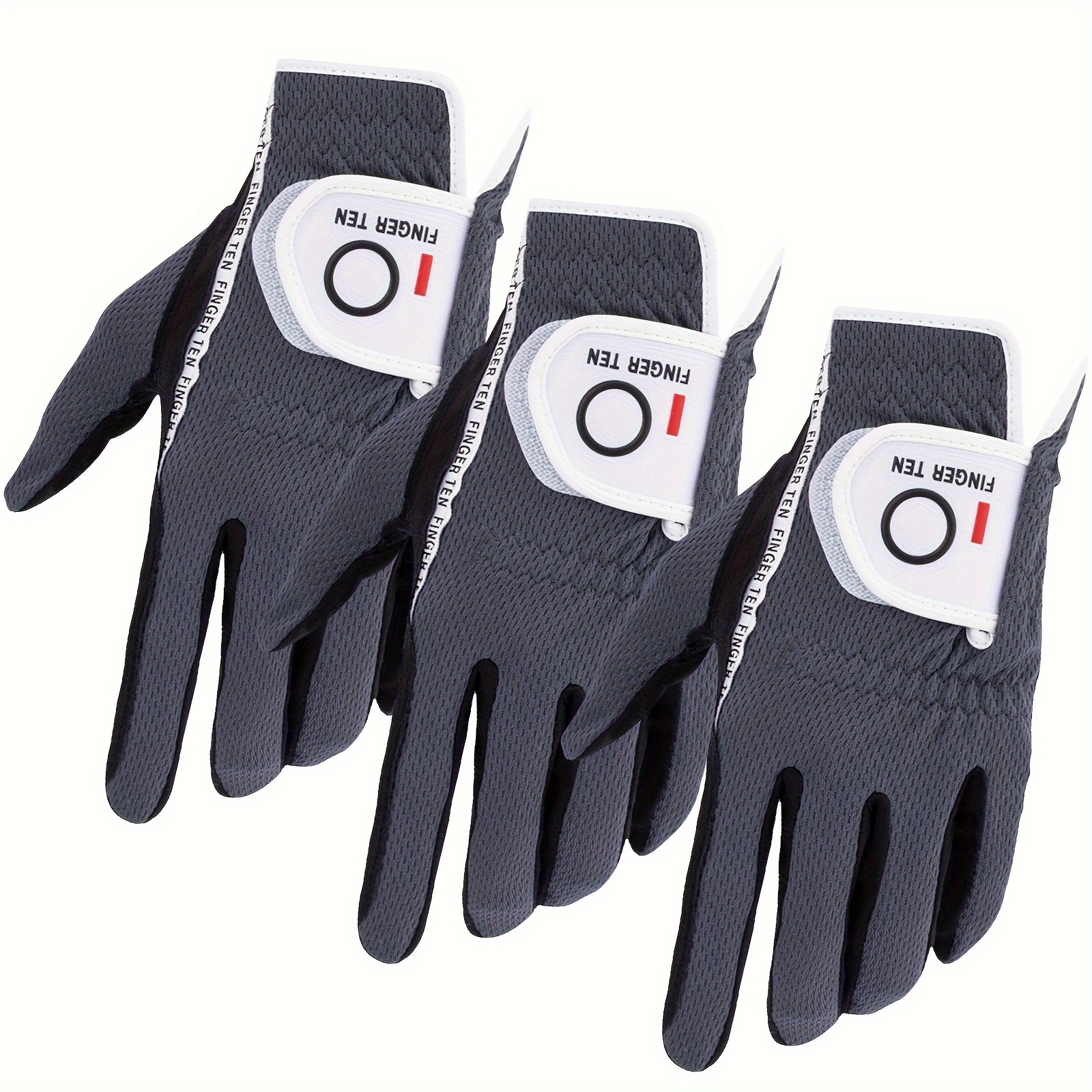 3 pack mens golf gloves for right left handed golfer all weather performance s m l xl xxl details 5