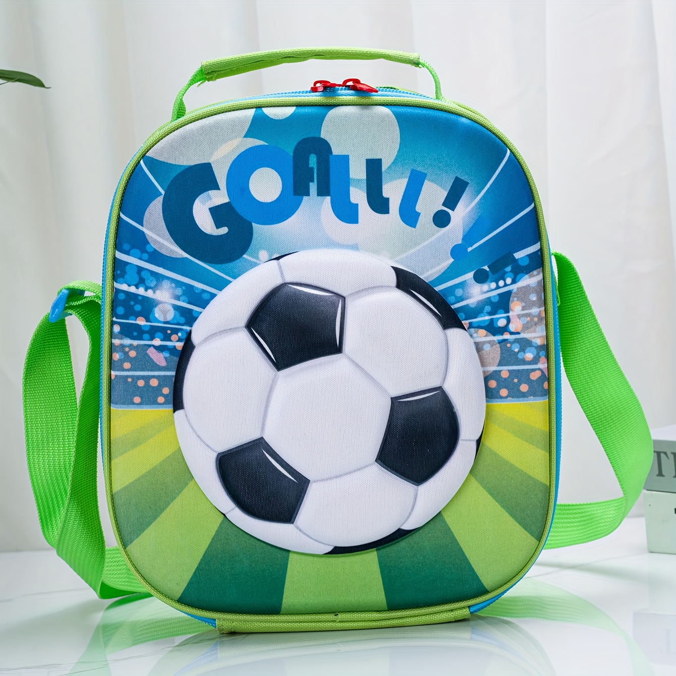 Soccer Ball Thermal Lunch Box Sports Football Insulated Lunch Bag for Boys  Girls Adults Reusable Bento Tote with Shoulder Strap - AliExpress