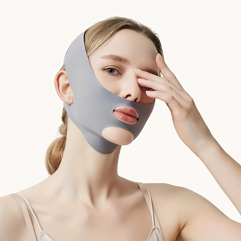 1pc Face Lifting Strap Chin Cheek Lifting Bandage V Line Lifting Mask V  Face Lift Sleeping Mask Strap Band Women Gift