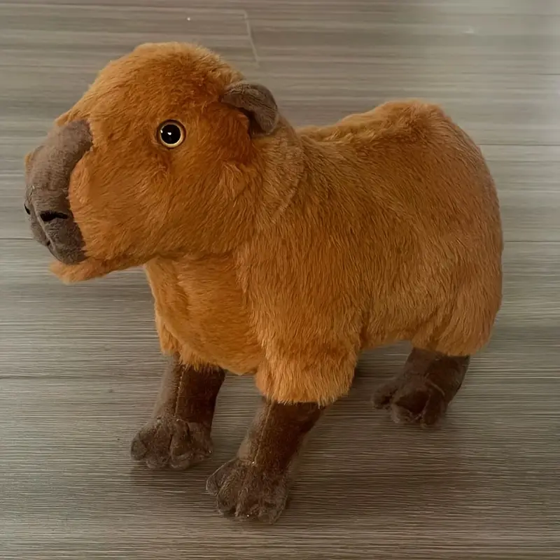 Simulation De Nouveau Produit Transfrontalier Capybara Simulation Eau Cochon  Dinde Poupée Cartoon Peluche Jouet - Jouets Et Jeux - Temu France