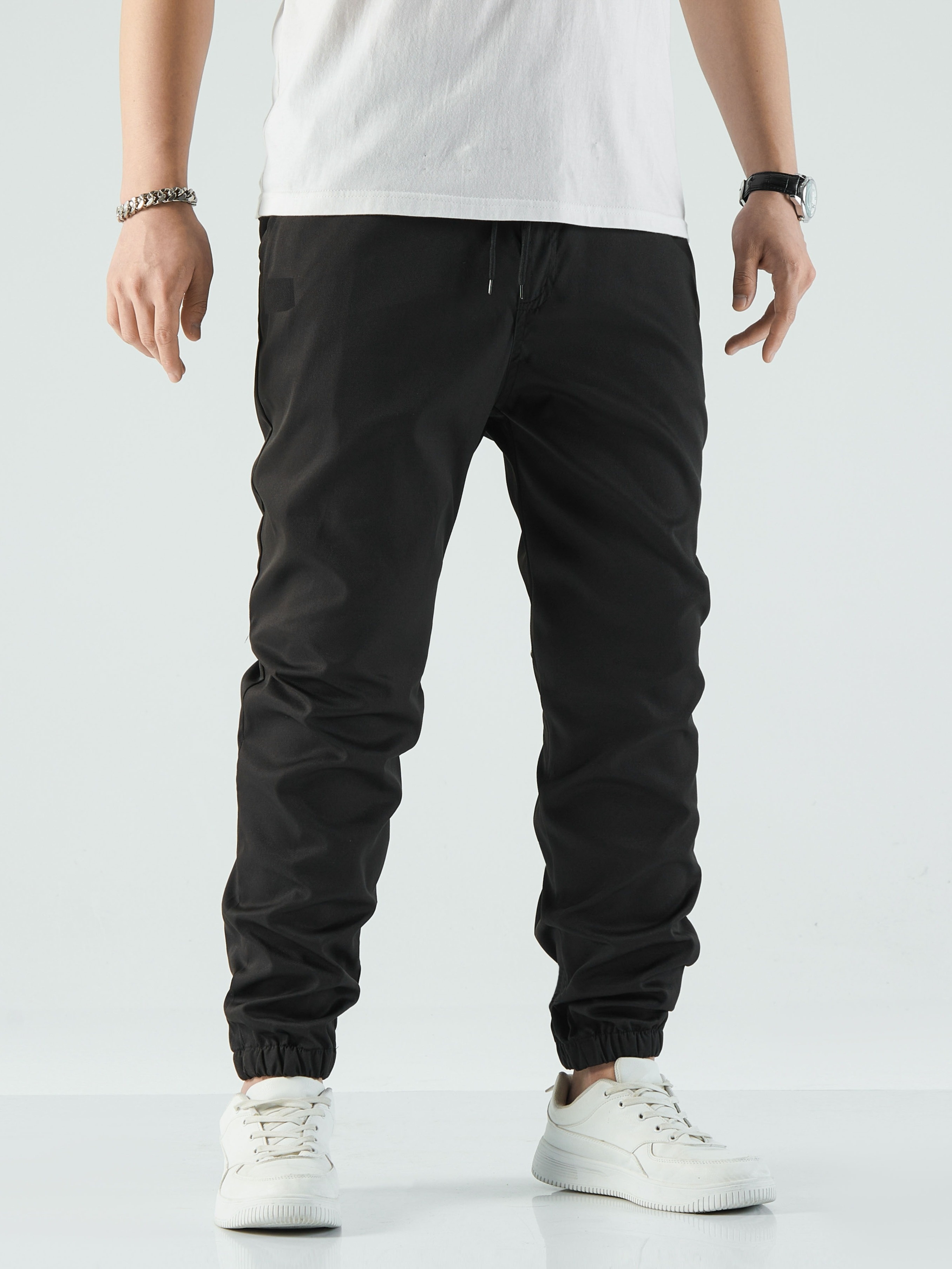 Aeropostale Joggers Pants Men's Black XL Sweatpants,Drawstring