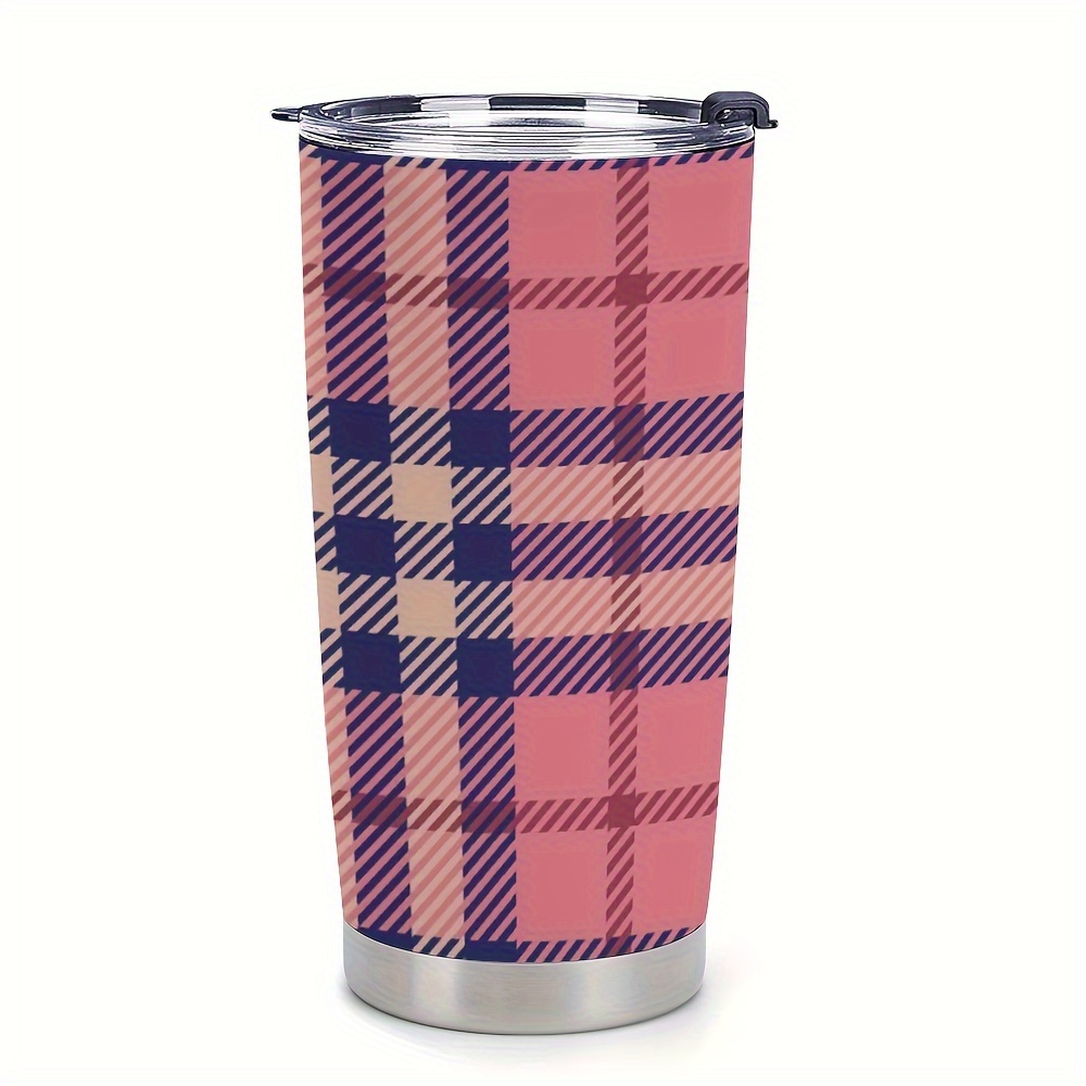 Checkered Travel Tumbler