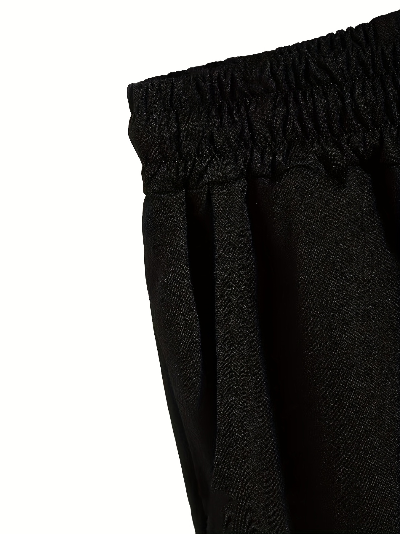 Yellow V Print Men's Drawstring Pocket Sweatpants