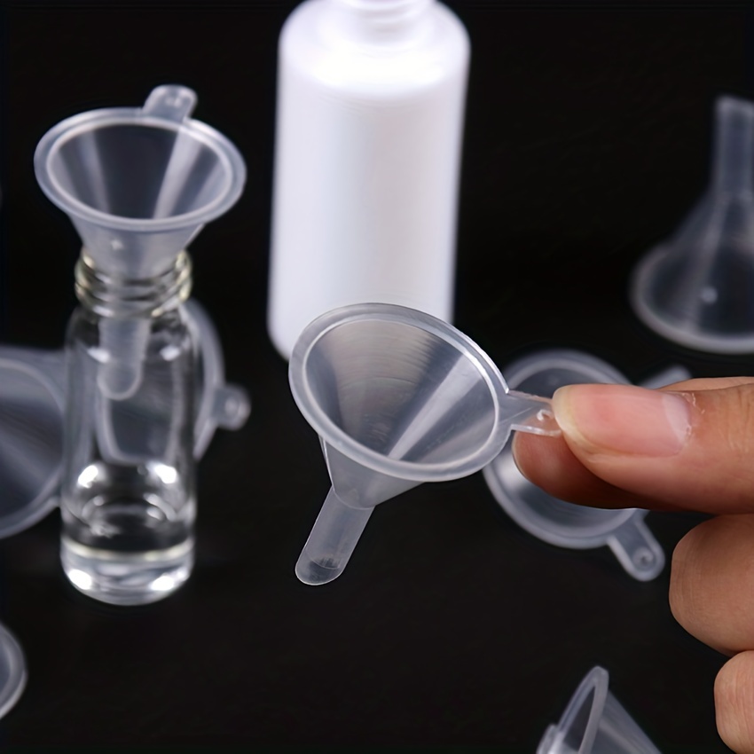 Mini embudo de plástico transparente/Mini embudo pequeño