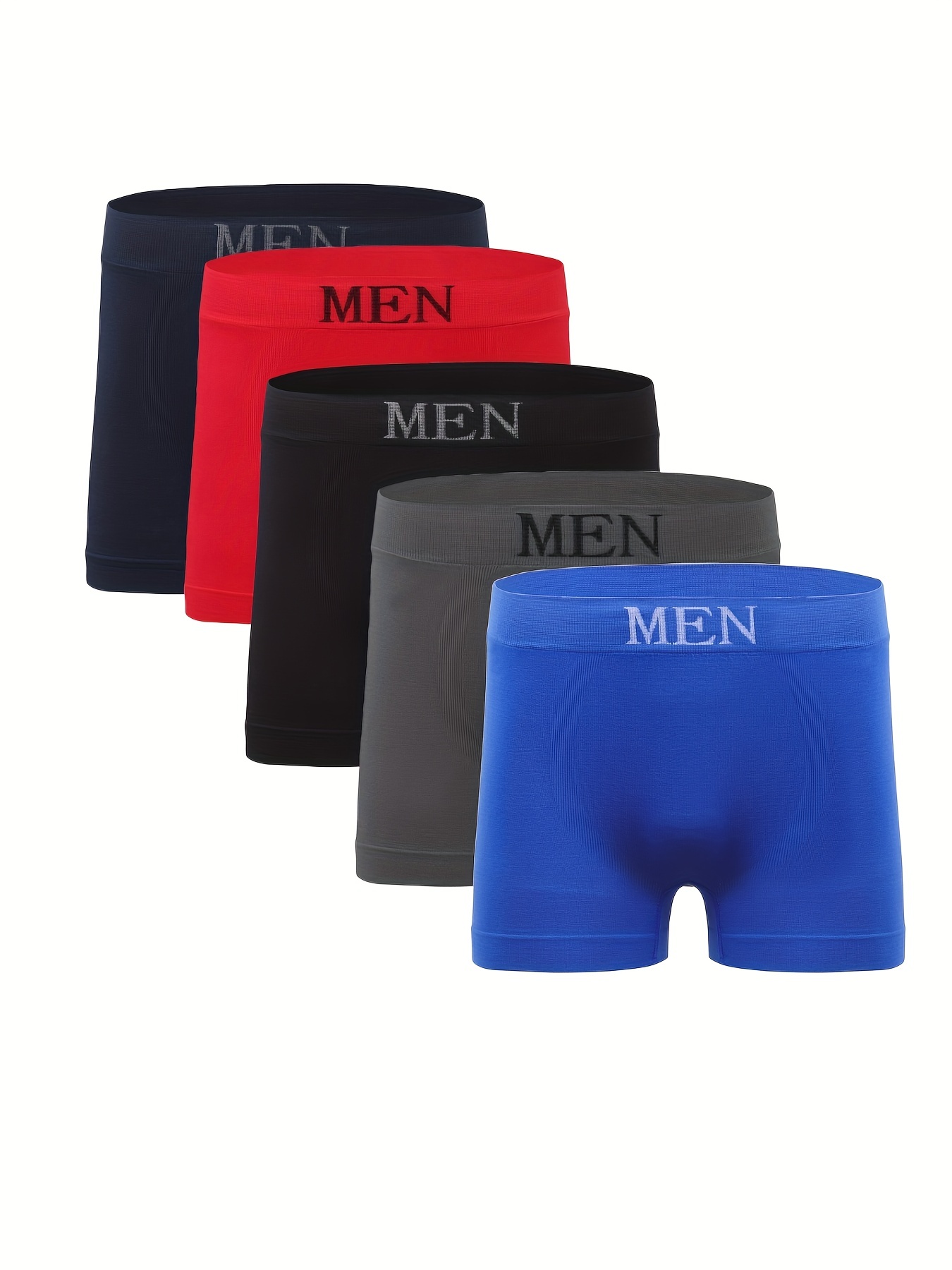 Men's Boxer Briefs Stretch Cotton Breathable Comfortable - Temu Canada