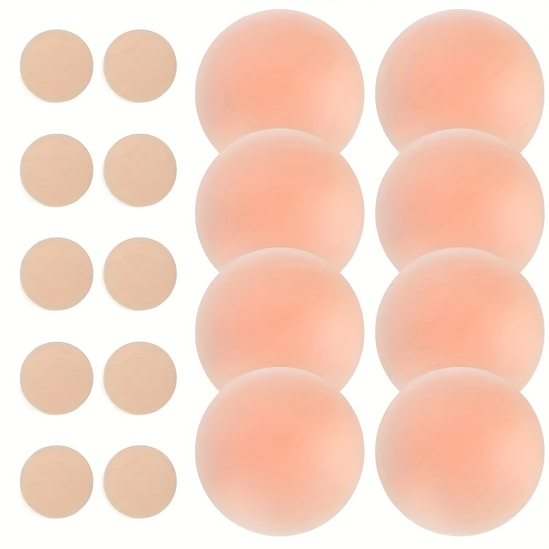 9 Pairs Reusable Nipple Covers, Strapless Invisible Self-adhesive Breast  Lift Pasties, Women's Lingerie & Underwear Accessories