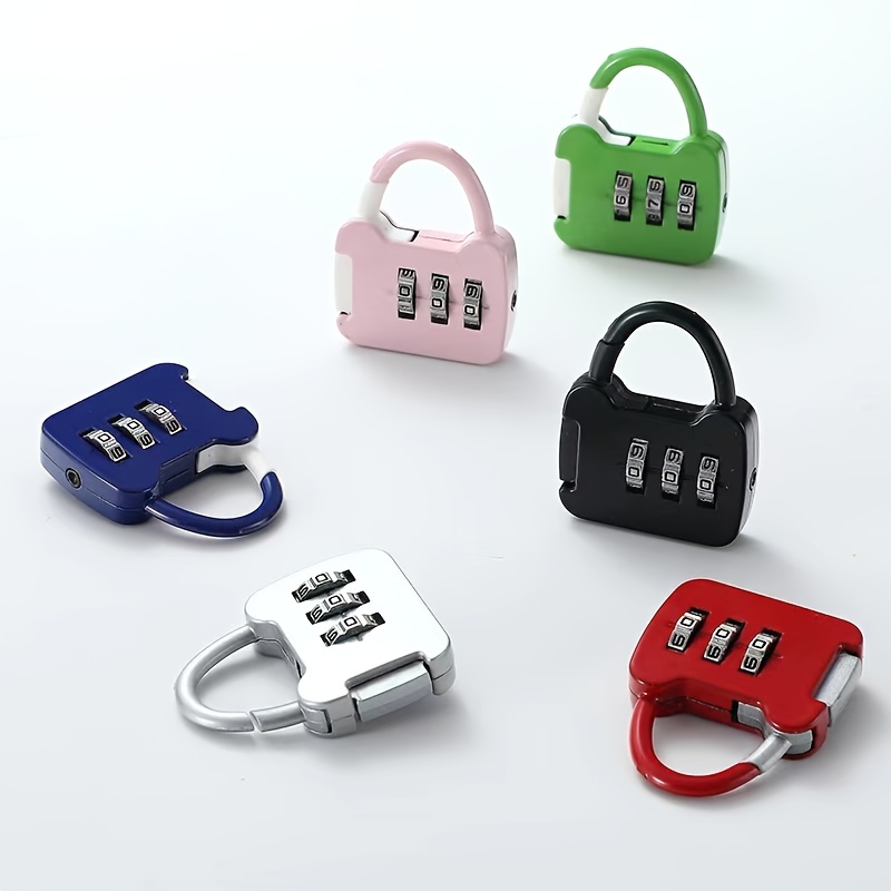 Car Travel Combination Lock Three-digit Luggage Bag Combination Lock  Combination Padlock | SHEIN