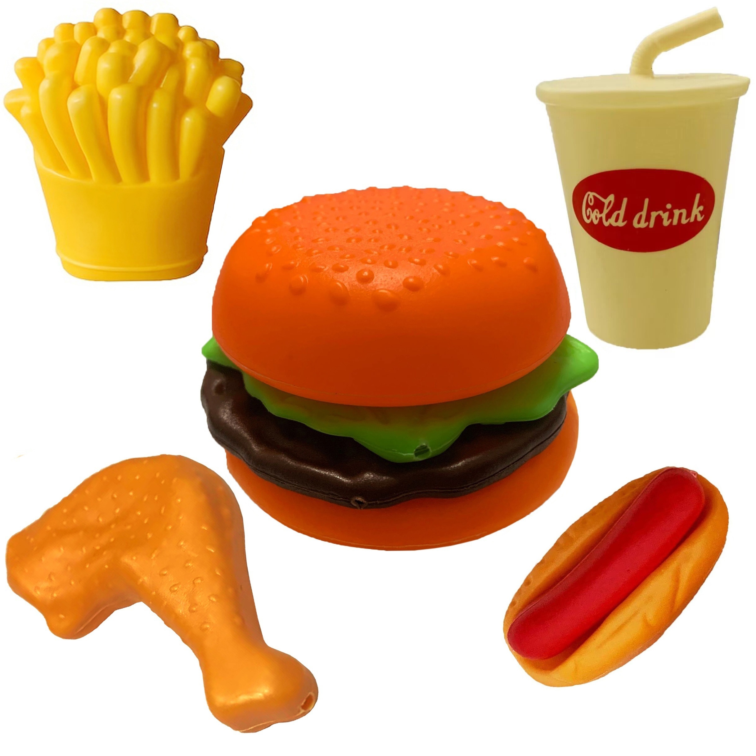 Toy hamburger clearance set