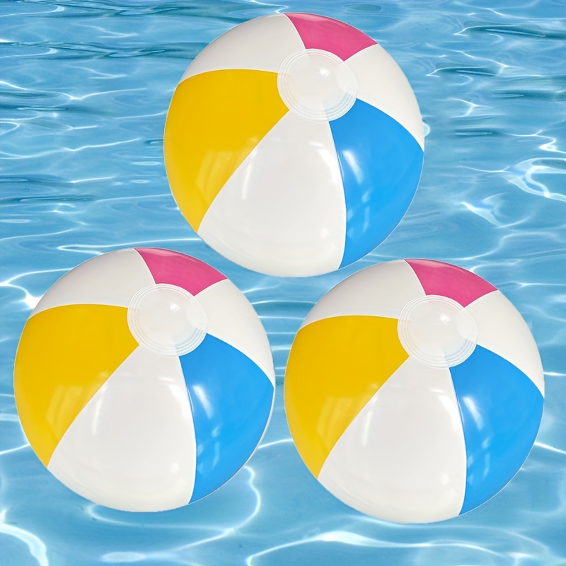 30cm Gonflable Beach Ball Ballons colorés Piscine Party Water Game Balloons  Beach Sports Shower Ball Fun Toys For Kids
