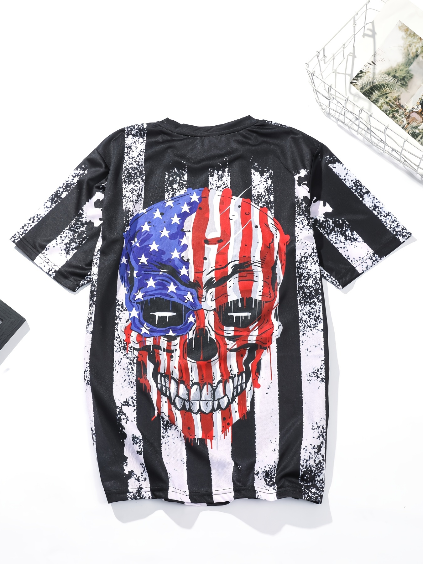 Source plus man lion tiger 3d printing t shirt polyester short sleeve 3D men  t shirts on m.