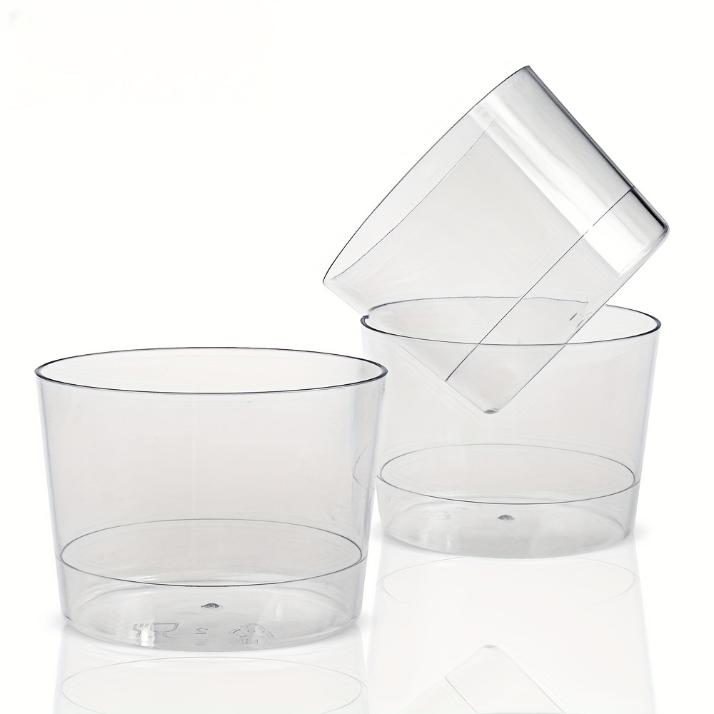 Plastic Shot Glasses 2 ounce Clear Disposable Plastic Cups - Temu
