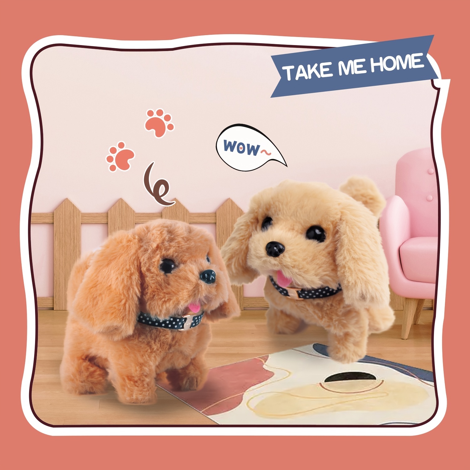 Interactive Toy Walking Dogs for Kids