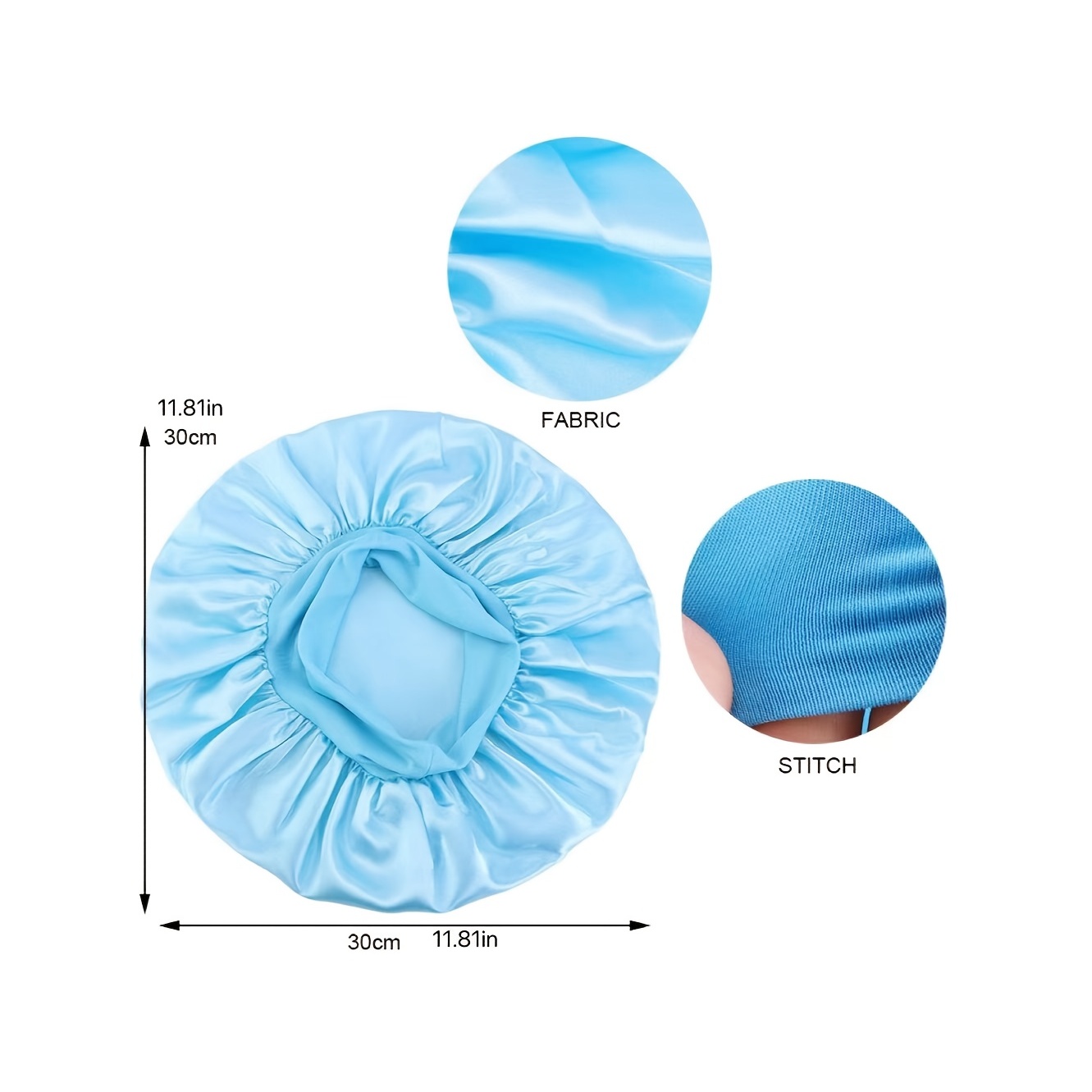  Donna Satin Bonnet & Sleep Cap #036 : Shower Caps : Beauty &  Personal Care