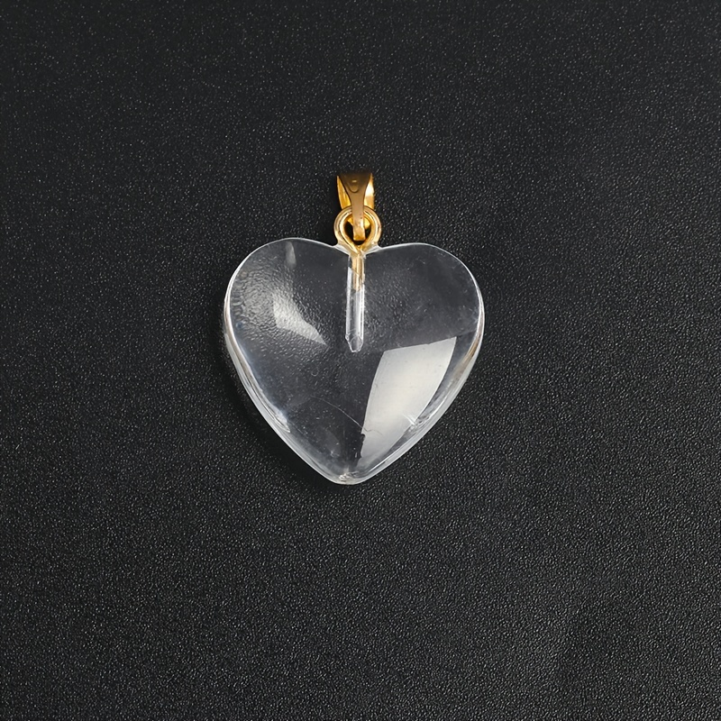 Simple Transparent Fishing Line Love Peach Heart Pendant - Temu Canada