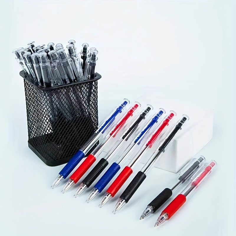 MUJI Gel Ink Ball Point Pen 0.5mm Mixed 10pcs [Black 5 pcs & Blue 5 pcs] :  .sg: Office Products