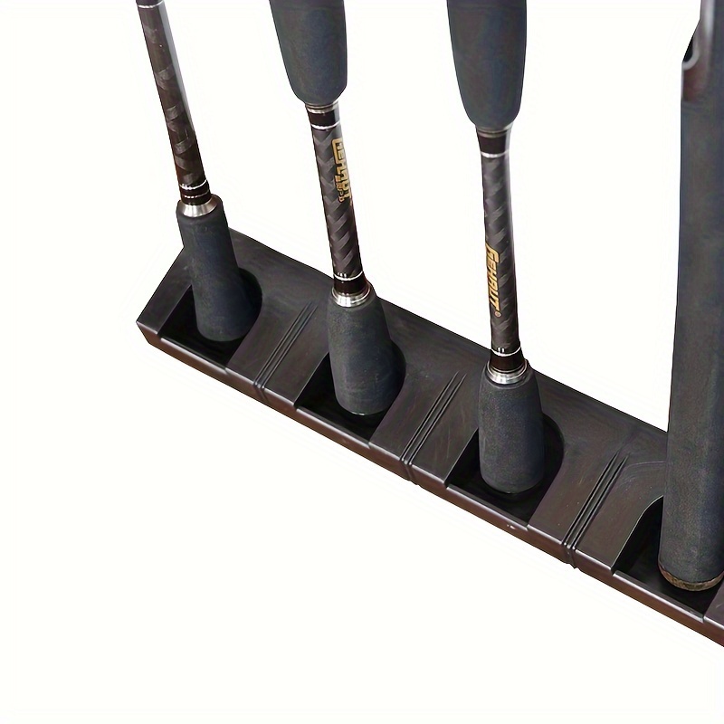 1pc Vertical Fishing Rod Rack For Up To 6 Rods, Fishing Pole